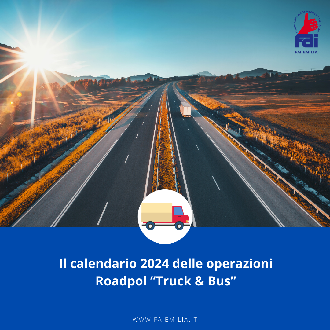 calendario 2024 delle operazioni “Truck & Bus”